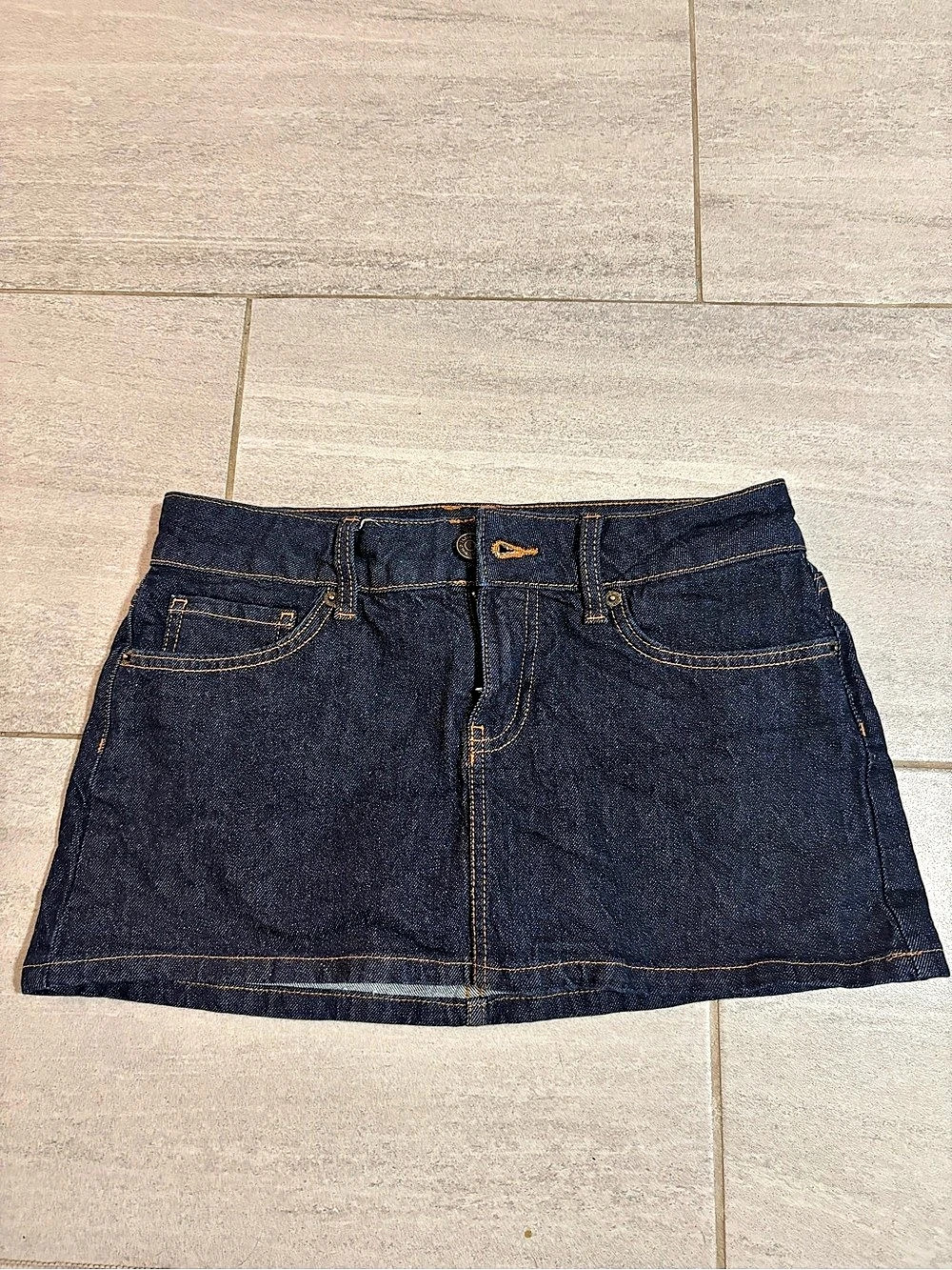 Wild Fable Women's 5-Pocket Denim Mini Skort Blue